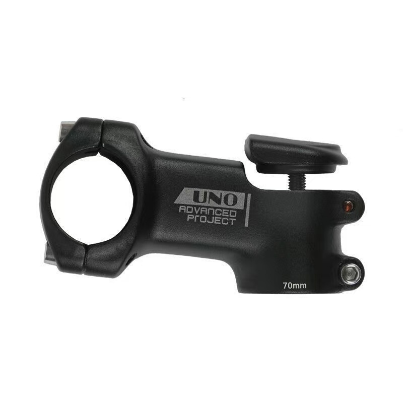 Uno Mountain Road Bike Stem 3D Aluminum Alloy One-Piece Forged 7 ° Square Vertical Pipe with Cover 31.8mm Uno Mountain Road Bike Stem 3D Aluminum Alloy One-Piece Forged 7 ° Square Vertical Pipe with Cover 31.8mm