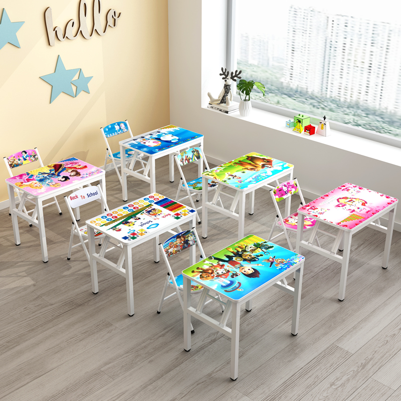 collapsible children's table and chairs