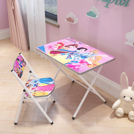 small children's folding table and chairs