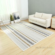 Living room covered with carpets Nordic red bedroom bedside blanket can be machine washed thick thread woven absorbent non-slip crawling mat