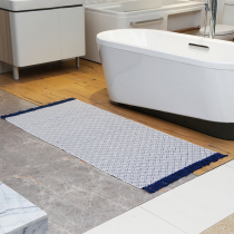 Hand-woven carpet cotton mat for insoles doorway water-absorbing foot mat can Machine wash household carpet non-slip