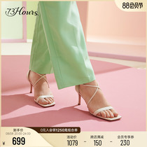73 Hours womens shoes Julien summer with a letter of commuter package heels sandals