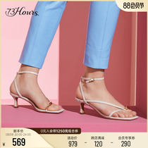 73 Hours womens shoes Stella summer heads fashion clip with high heels sandals