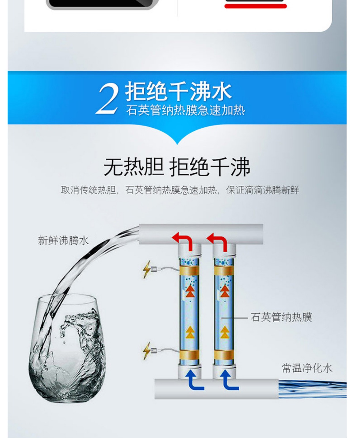 Jinzheng máy đường ống treo tường máy nước gia đình uống thẳng máy lọc nước nóng và lạnh tốc độ nóng máy nước nóng tức thì máy lọc nước cleansui