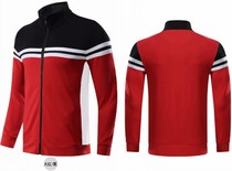 Autumn and winter sports casual jacket Training competition jacket Male middle school student jacket Coach health cloth knitted jacket