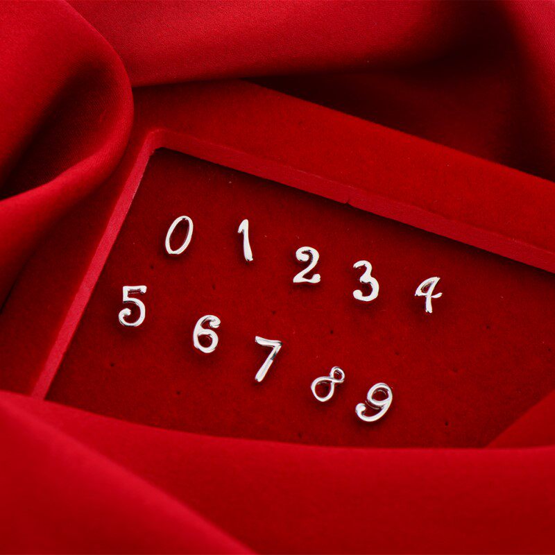 99 pure silver earrings female digital earrings 2022 New wave men's small crowdsourced design Sensation Ear-to-ear Ear Accessories