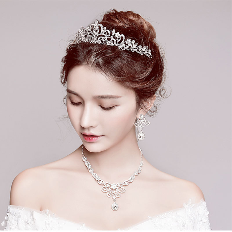 Bridal Head Accessories Bride Wedding Crown Wedding Dress Atmospheric Sensual Beauty Hair Accessories Suit Wedding Ornaments 2019 New