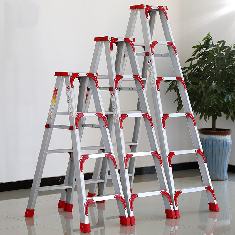 Home Ladder Widening Thicken 2 m aluminum alloy double side engineering herringbone ladders 3 m folding escalators loft stairs