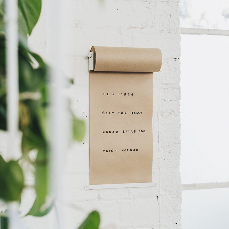 Kraft Paper Scroll Painting Paper Wall-mounted Drawing Board Wall Hand-painted Frame Poster Roll Toilet Paper Painting Graffiti Blackboard Hanging Wall