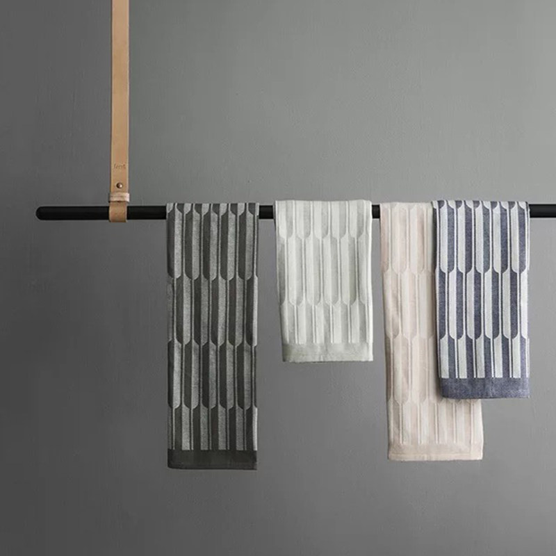 Nordic ins Suspended Ceiling Towel Rack Bath Towel Rack Powder Room Bathroom Wall Hanging Metal Hanger Clothes Rod Clothes Rack