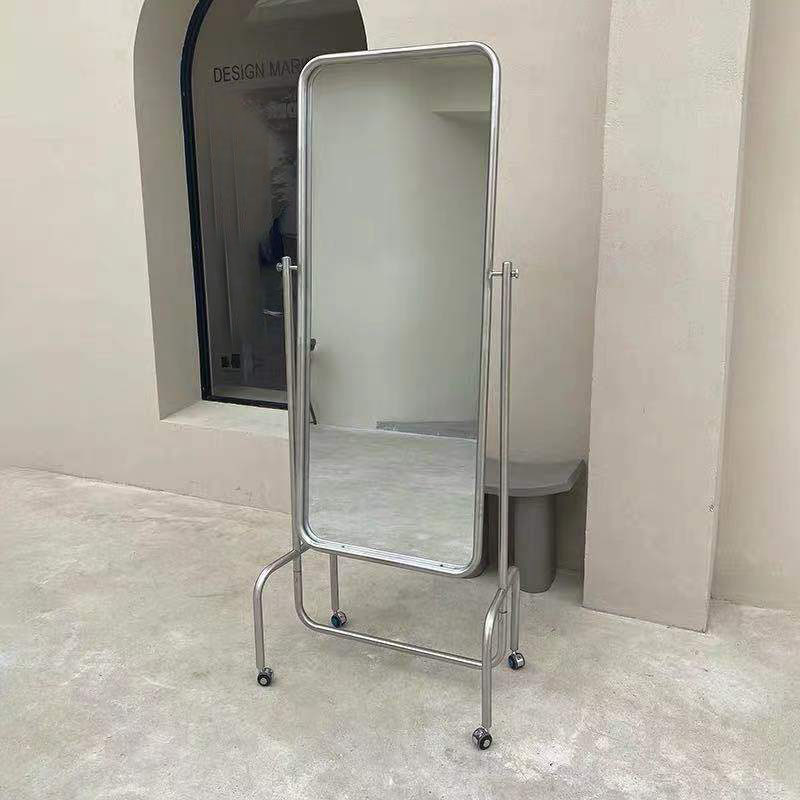Designers can move Nordic all-body mirror household fashion full body mirror clothing storestainless steel landing mirror mirror mirror mirror mirror mirror mirror mirror