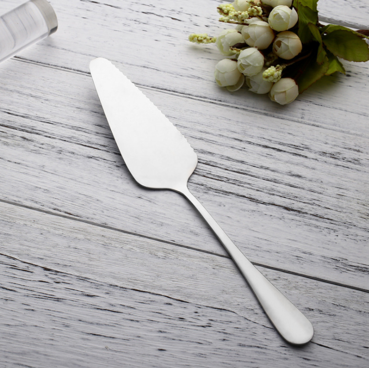 Stainless Steel Toothed Cake Shovel Eurostyle Cheeseknife Western Dining Triangle Pizza Shoveling Cutter Baking Tool