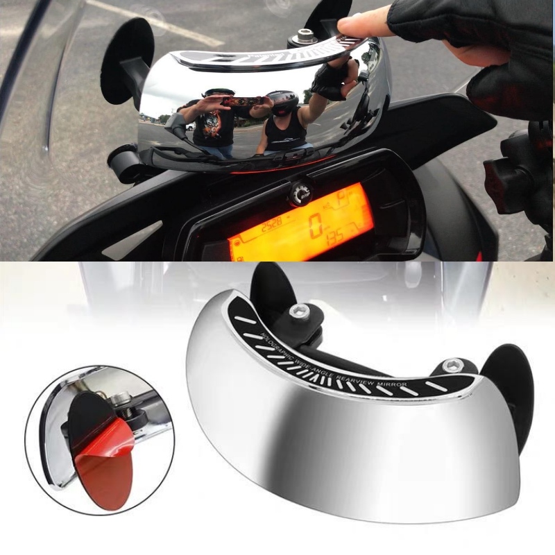 Biyajiu Vespa ultra-wide-angle motorcycle rearview mirror full-view mirror blind spot rearview mirror installation windshield
