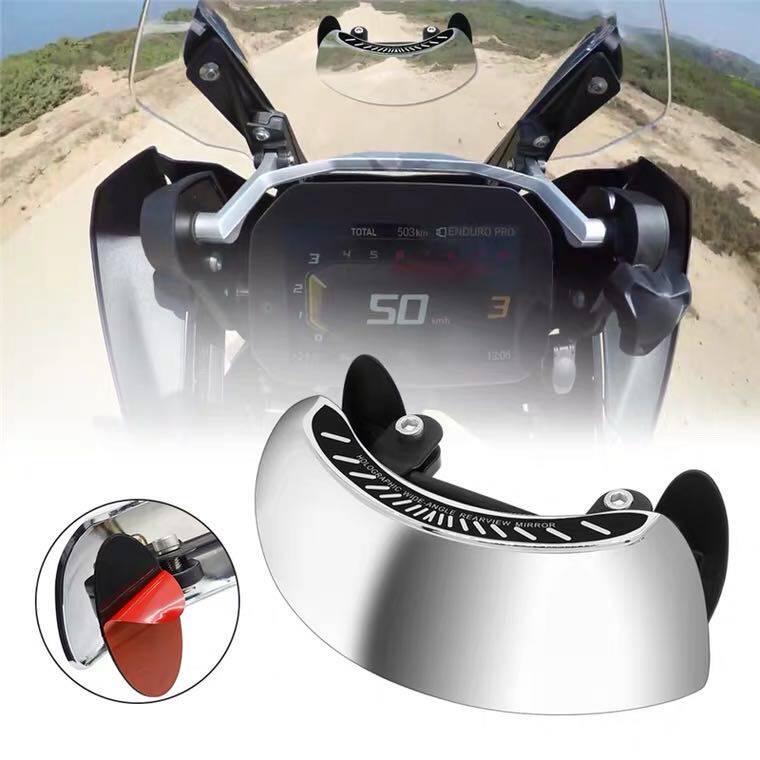 Suitable for BMWR1200GS R1250GS reflective point 180 degree full viewing angle auxiliary rear mirror auxiliary adjustable f750gs