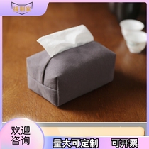 Plain cotton fabric tissue cover tissue bag cotton roll paper bag tissue box tissue bag tissue box printed with logo customization
