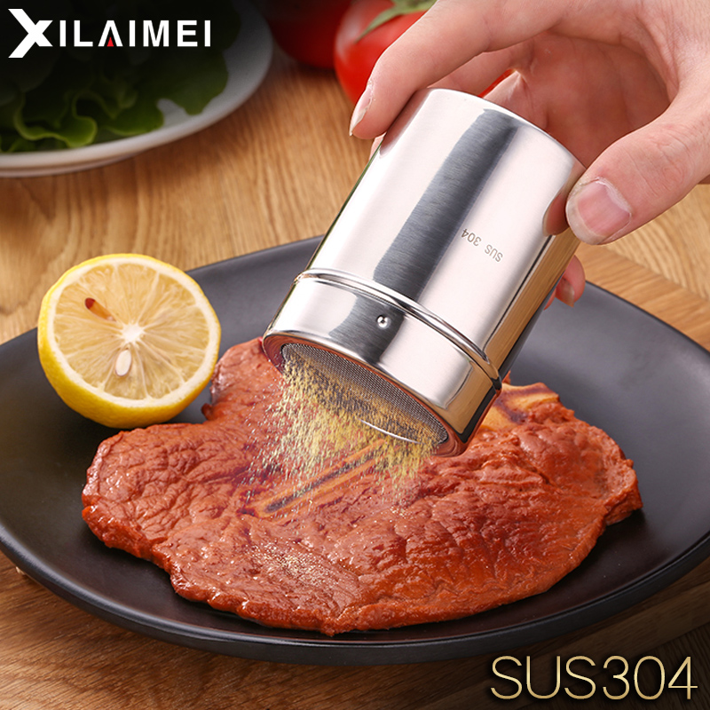 304 Stainless Steel Sprinklet Powder powder Cocoa Powder Coffee Mold Sugar Powder Sieve Ultrafine Flour Sift Screen Filtration