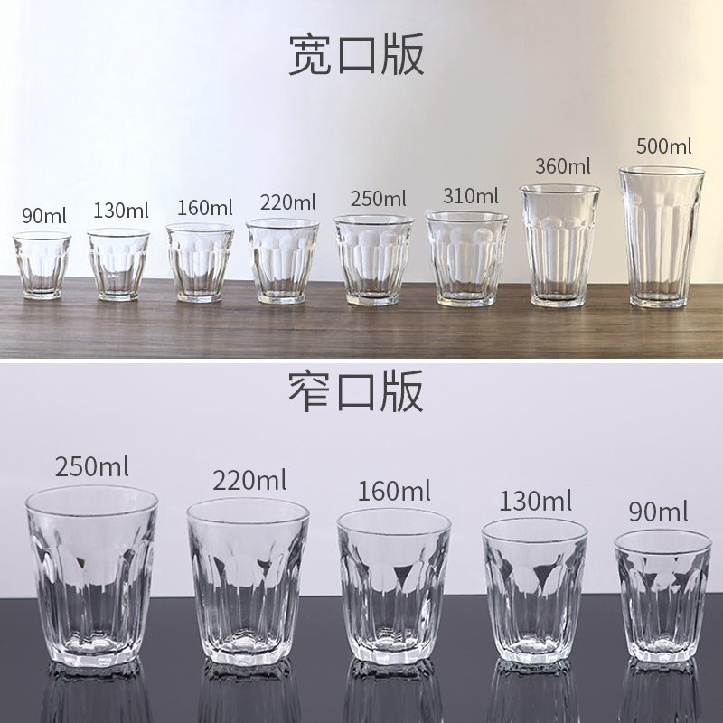 Coffee Glass Cup Classic Espresso Coffee Cup Aussie White Cabab Cup France Imported Juice With Iron Cup-Taobao