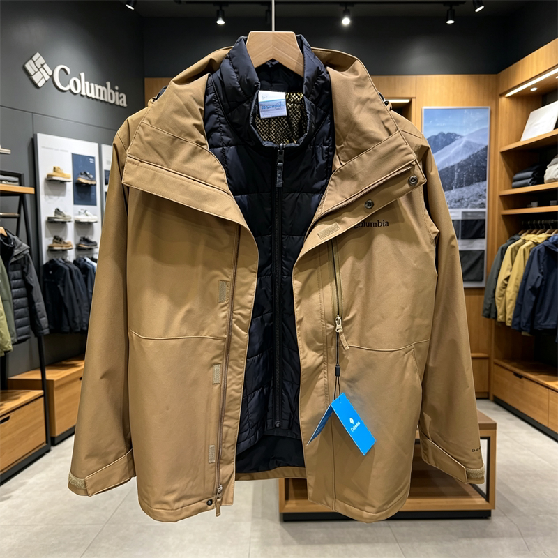 Columbia/Columbia Genuine Outdoor Three-In-One Insulated Jacket Men's Jacket We8778