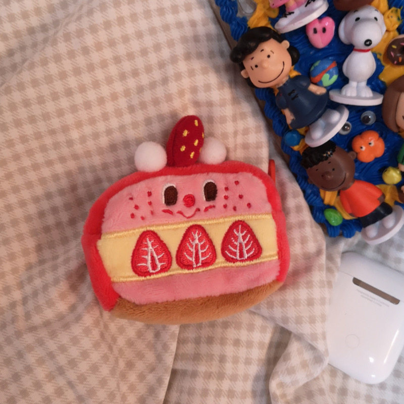 Han ins plush coin purse girl cute headphones storage bag school bag pendant couple mini coin bag hanging ornament