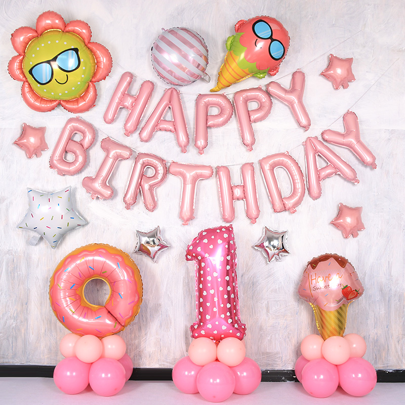 Children S Theme Birthday Decoration 1 Year Old Baby 1 Year Old