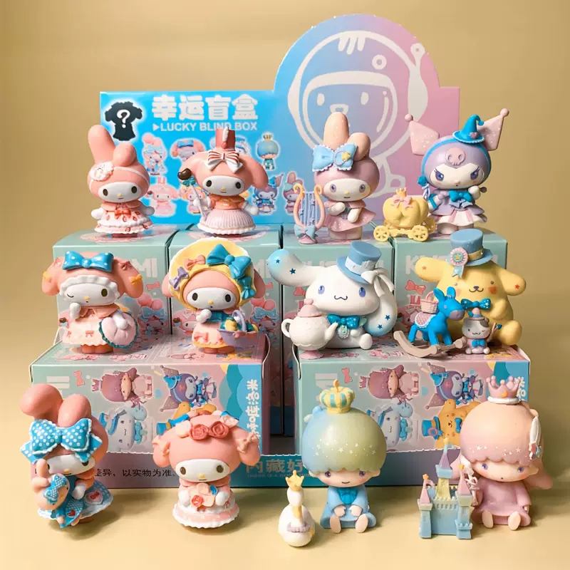 Новая Санрио слепая коробка каваи Kuromi Cinnamoroll My Melody фигурa