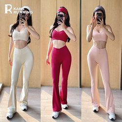 런닝 카카 스포츠 요가 바지 여성 프로 프로 사이클링 꽉 피트니스 옷 착용 하이 허리 높이 배꼽 조임 바지