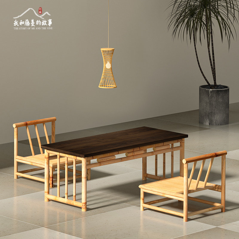 New Chinese Solid Wood Tatami Table Black Walnuts Wood Table Tea Table Tea Table Zen's Floating Window Dwarf Table Kang Table Small Tea Table