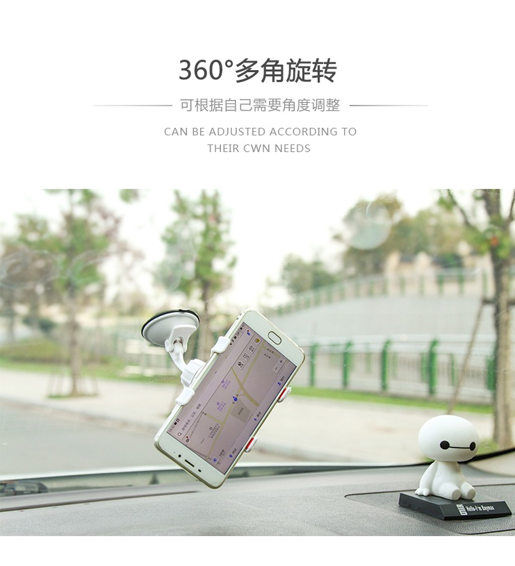 Sáng tạo xe chụp kính Sucker Sucker giữ điện thoại sở hữu điện thoại xe tiện ích chuyển hướng Clip - Phụ kiện điện thoại trong ô tô giá đỡ điện thoại oto