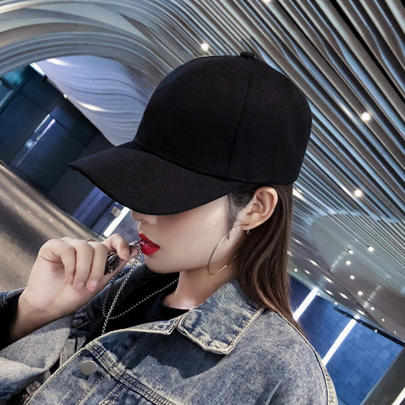 Hat female Han edition of the Han Duck Tongyu Hang Hang with pure black net red man fashion sun hat Spring and Autumn sun protection baseball cap