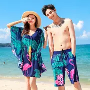 Cặp đôi đồ bơi phù hợp với bikini ba mảnh áo tắm nữ bảo thủ che bụng đi biển mùa xuân nóng bỏng áo tắm