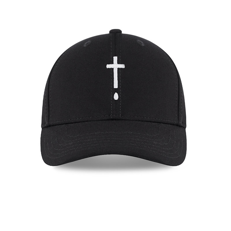 ICNMB Base Comfort Water Drop Cross Baseball Cap Men And Women Hip Hop Black 100 hitch Damp Sun Duck Tongue Cap