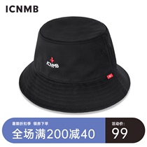 American ICNMB tide brand fisherman hat mens and womens small cross visor hat Korean version of hip hop wild basin hat