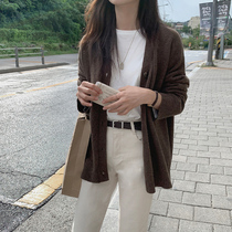 Knitted sweater 2022 autumn and winter new South Korea East Gate winter coat thickened