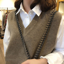 The new loose nail sweater in spring and autumn 2022 with shirt wear outside