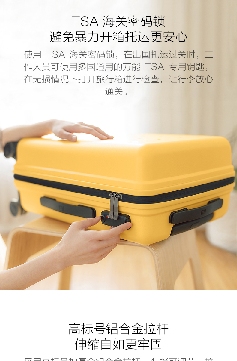Sản phẩm mới kê vali phiên bản thanh niên của vali nam và nữ 20 inch phổ biến bánh xe đẩy trường hợp mật khẩu hộp lên máy bay - Va li vali chính hãng