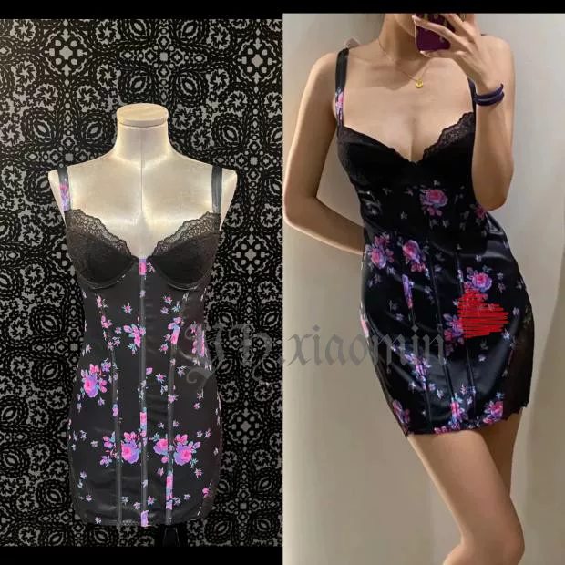 Кружевная ночная рубашка 2 алмаза вечернее платье Victoria's Secret Cuicui и Bubble Shop