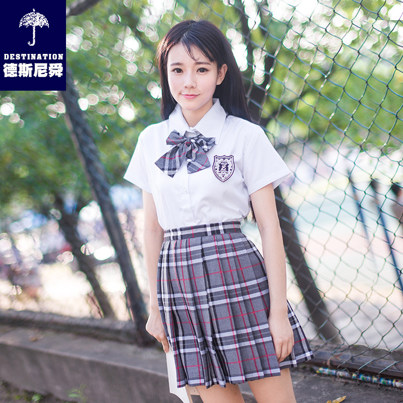 Japanese High School uniform students female Korean graduation class uniform summer suit College feng shui hand clothes kindergarten teacher