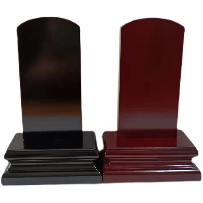 Solid wood Throne Ancestral Tablets of the Ancestral Spirit Throne of the Ancestral Hall Can Be Inscribed in the Ancestral Hall of the Ancestral Hall of the Ancestral Hall