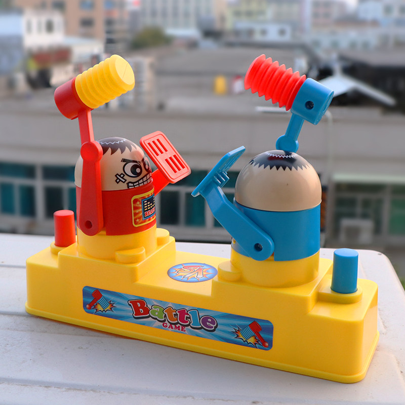 Internet celebrity same style villain offensive and defensive fighters children double sparring desktop game parent-child interactive educational toy male