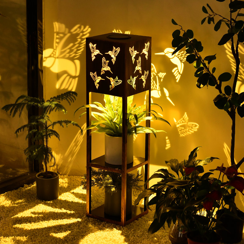 Solar Butterfly LightsFlower frame LightsGarden Villa Decorated lightsOutdoor Waterproof Garden Lamp