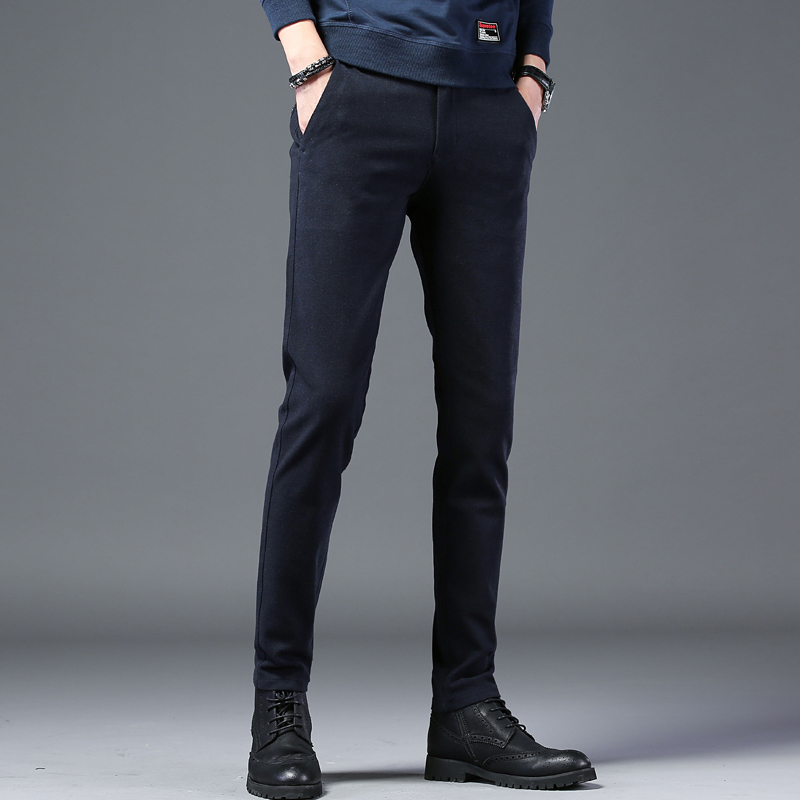 Male casual pants with high cylinder shoes fit Martin boots windsuit coat of pants trousers long pants for wearing a three ten-year-old male pants