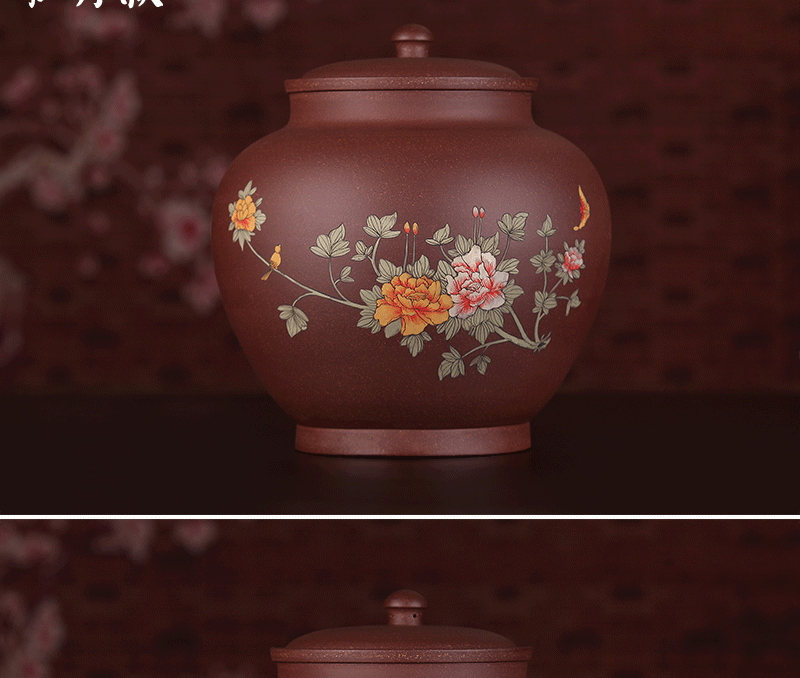 Shadow at yixing purple sand tea pot full manual coloured drawing or pattern seal pot pu 'er wake receives JSBT