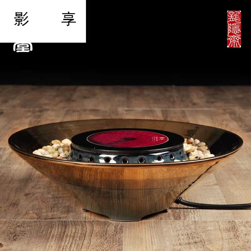 Shadow enjoy Long Yin lent electric TaoLu tea stove household.mute silver iron pot of boiled tea pot of boiling water furnace LST