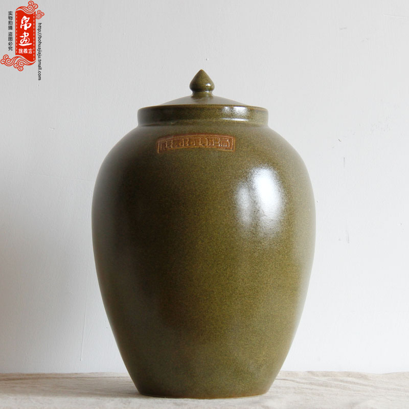 Shadow enjoy | jingdezhen ceramics up porcelain tea caddy fixings tea at the end of the cylinder home furnishing articles teahouse JH