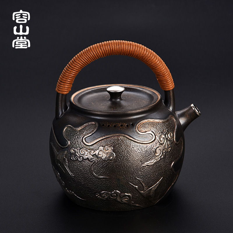 Shadow enjoy gode ceramic tasted silver gilding coppering. As teapot household thickening boiled tea kettle manually restoring ancient ways of make tea