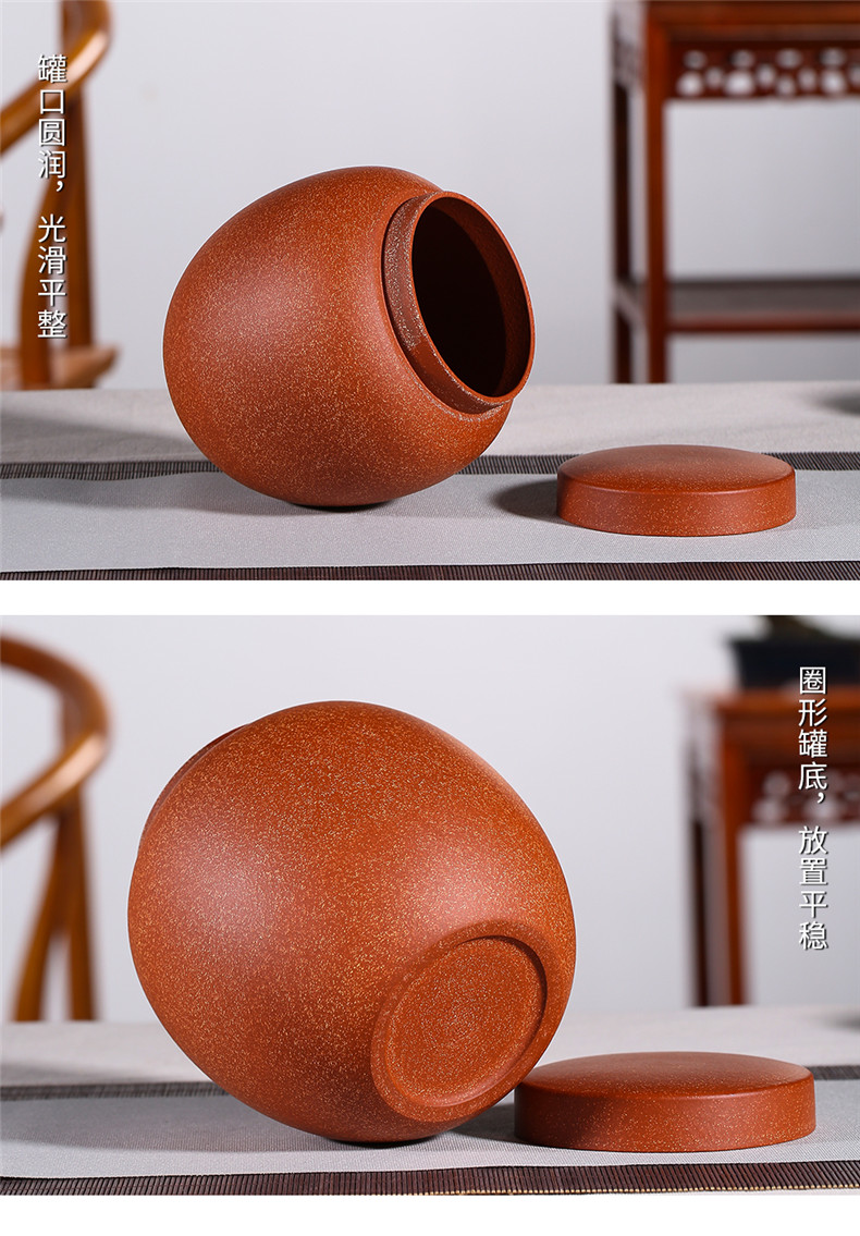 Shadow at yixing undressed ore purple sand tea pot, manual household storage sealed tank quality pu - erh tea POTS JH