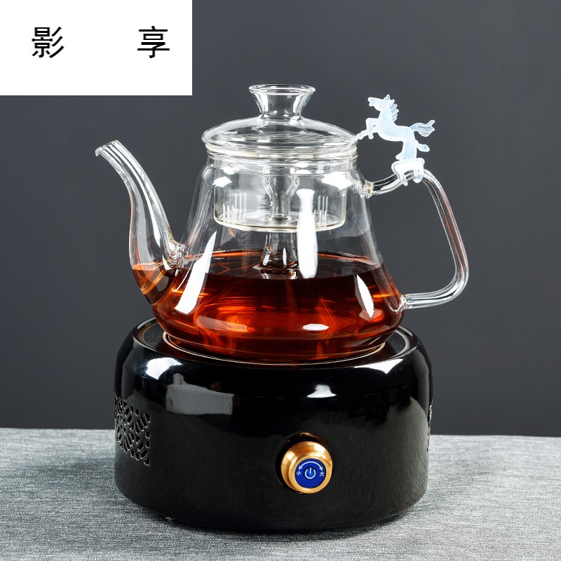 Shadow enjoy household utensils steam boiling tea ware glass teapot black tea electricity TaoLu cooked pu 'er tea, white tea teapot