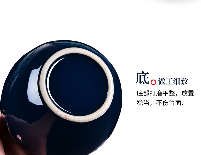 Shadow enjoy Japanese ceramic tea pot home moistureproof large seal pot puer tea pot of kung fu tea tea accessories