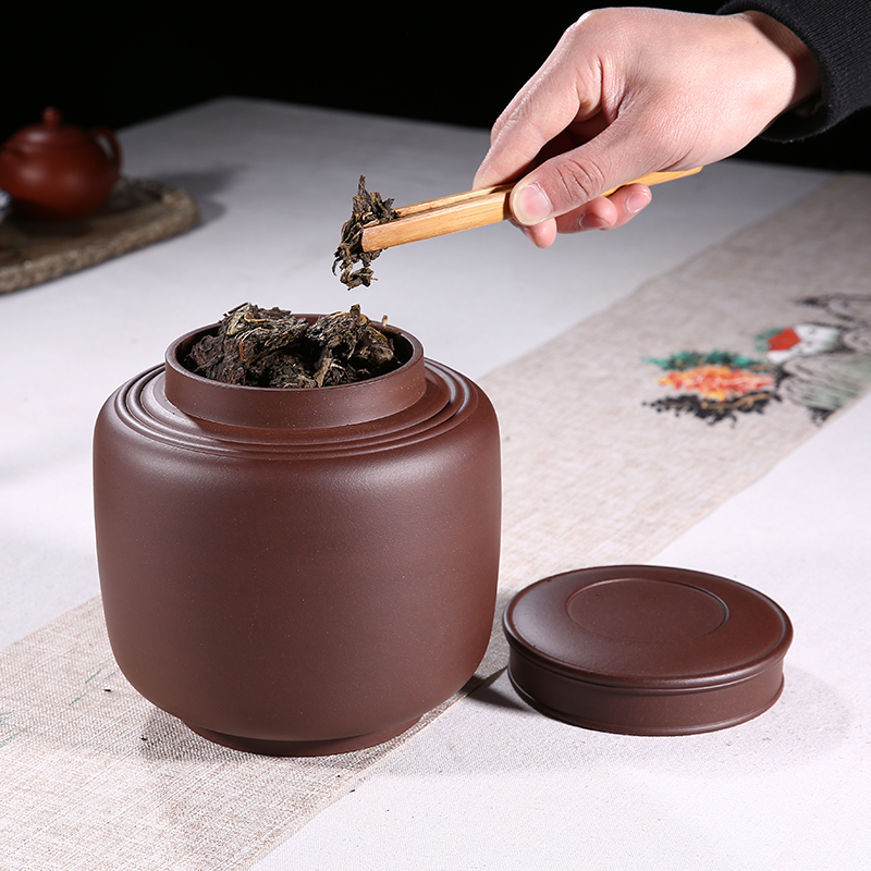 Shadow enjoy fine purple sand tea pot of pu 'er tea to wake ceramic seal tank undressed ore sophisticated purple mud flap anastomosis JH