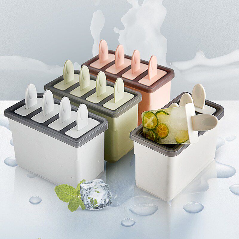 Home Ice Cubes Ice Popsicle Work Molds Freeze Ice Rink Ice Cream Making Ice Cream Model DIY Stick Ice